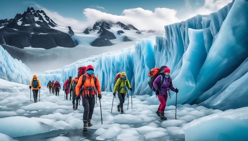 adventure on icy slopes