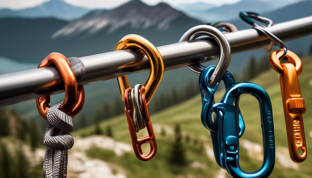 durable metal hooks for climbing