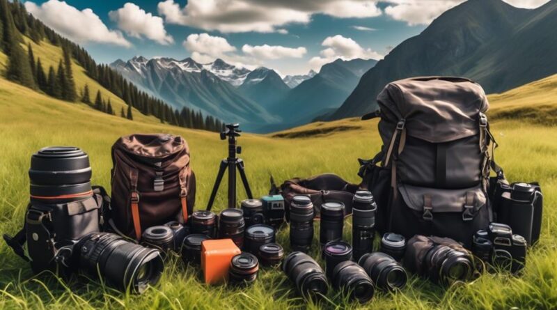 essential photography gear for backpacking