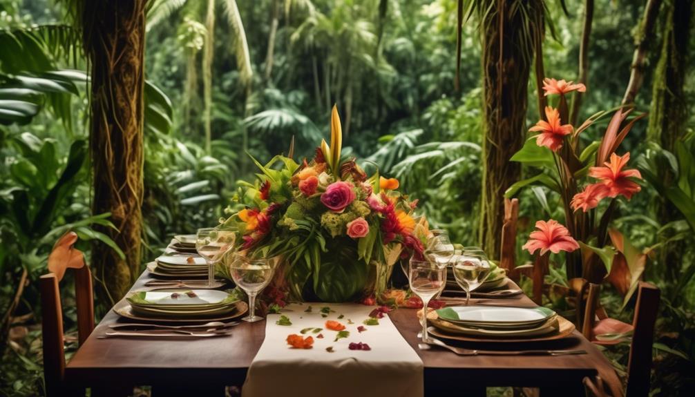 exquisite dining in wild nature