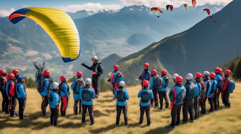 highly skilled paragliding instructors