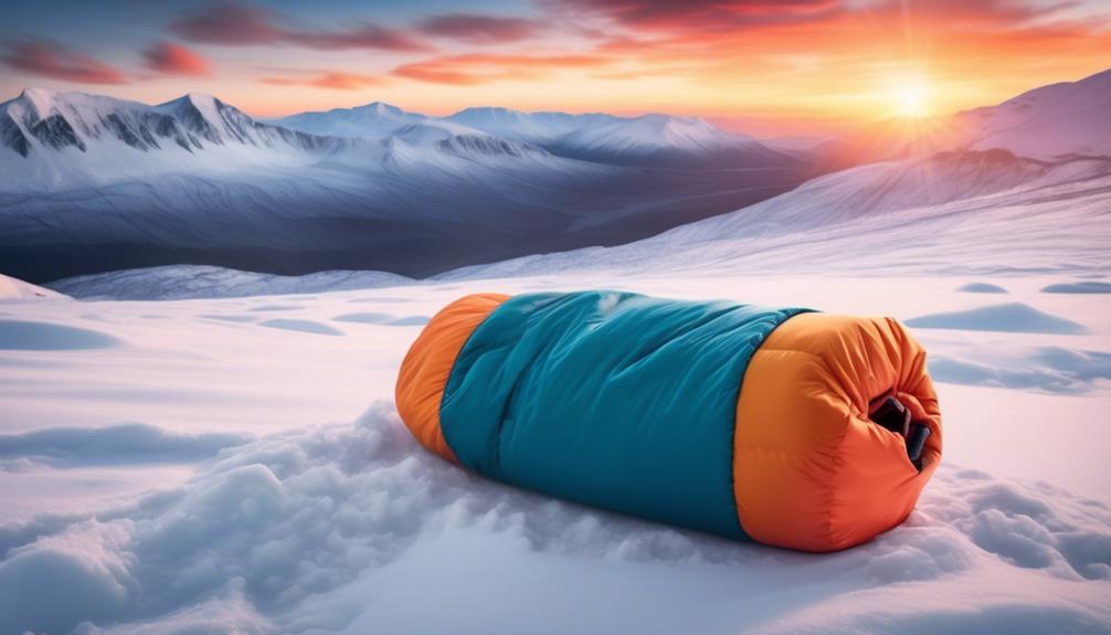 lightweight and insulated sleeping bag