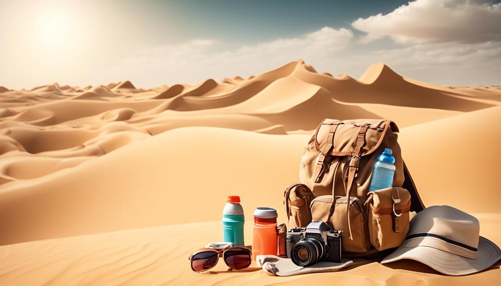 necessary items for desert