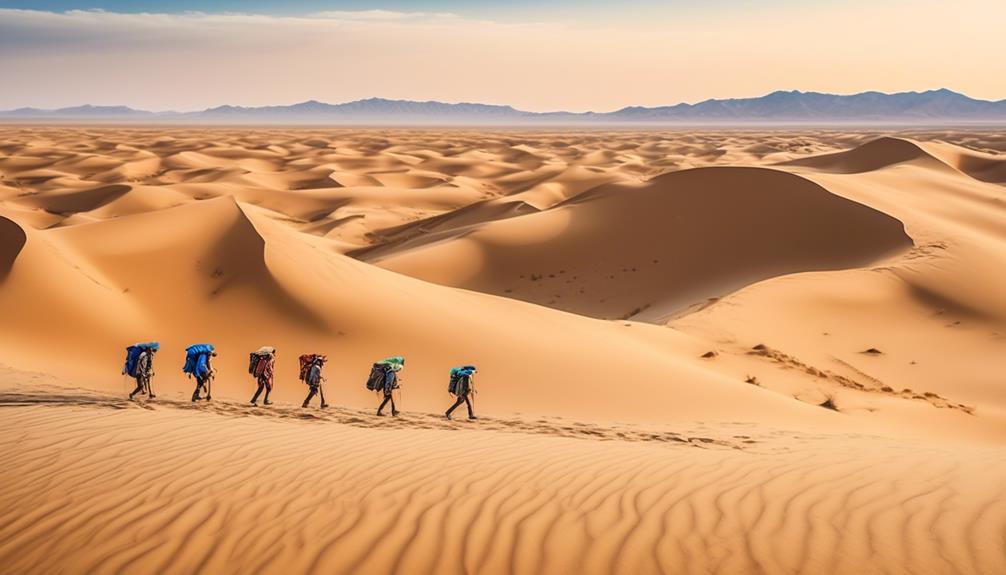 remote expedition through gobi