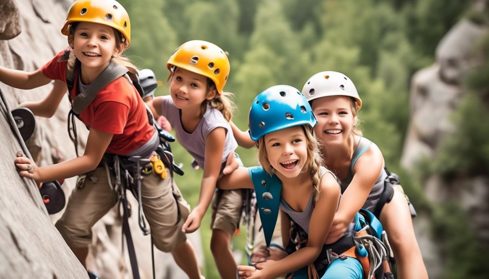 rock climbing for children