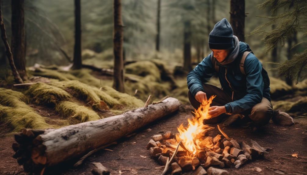 survival skills shelter and fire