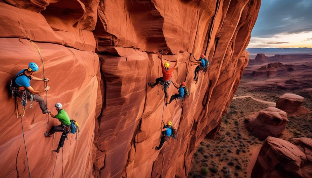 thrilling rock climbing adventure