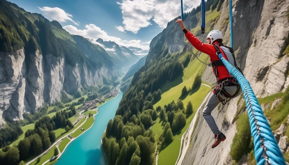 thrilling swiss adventure bungee jumping