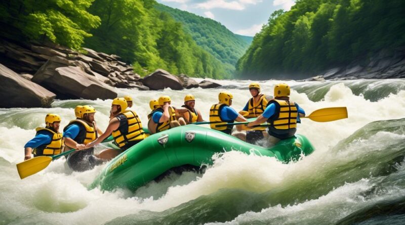 top white water rafting