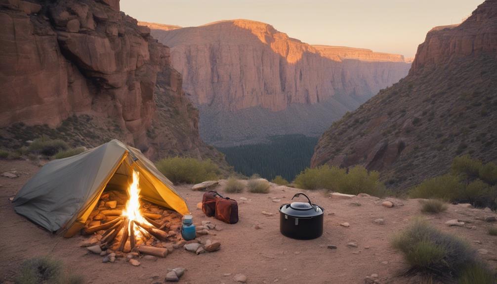 canyoneering campers practice leave no trace principles