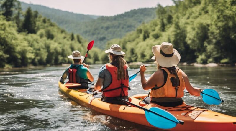 eco friendly kayaking on rivers