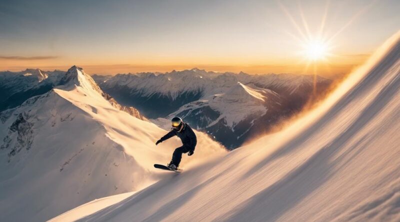 extreme snowboarding in switzerland