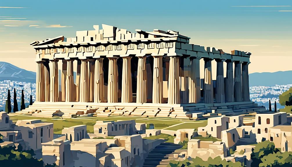 historic acropolis in greece