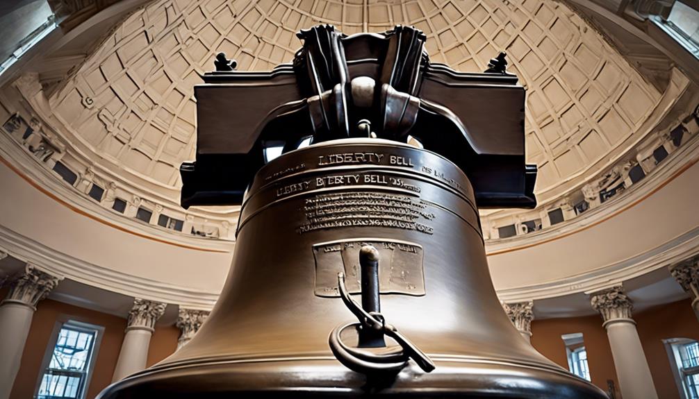 historic bell symbolizes independence