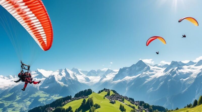 swiss alps paragliding guide