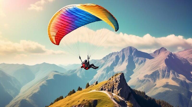 thrilling adventure with solo paragliding