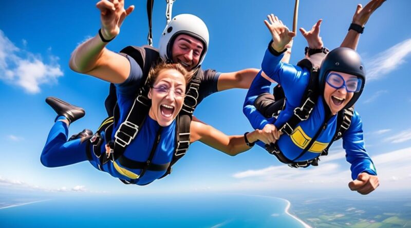 thrilling skydiving adventures await