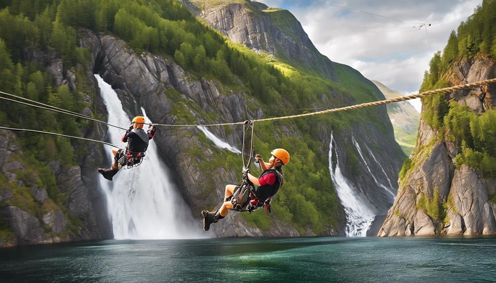 thrilling ziplines in norway