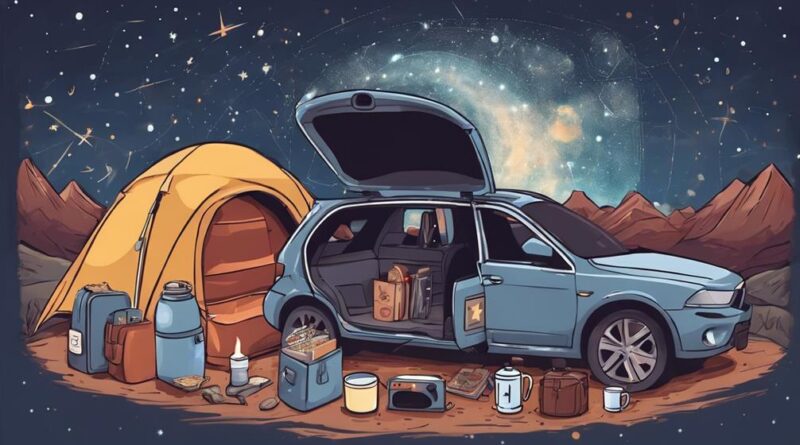 stargazing essentials for road trips