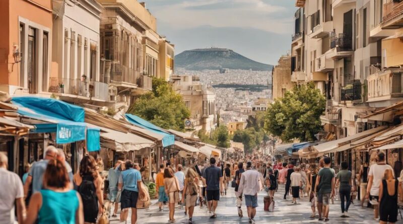 exploring athens on foot