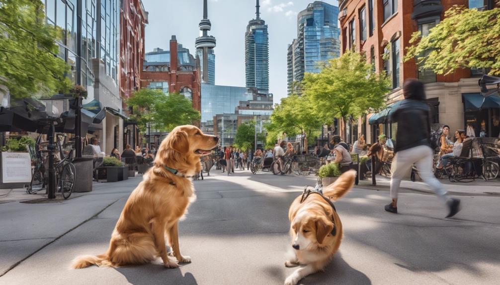 pups explore yorkville toronto