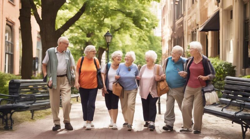 senior friendly city walking tours