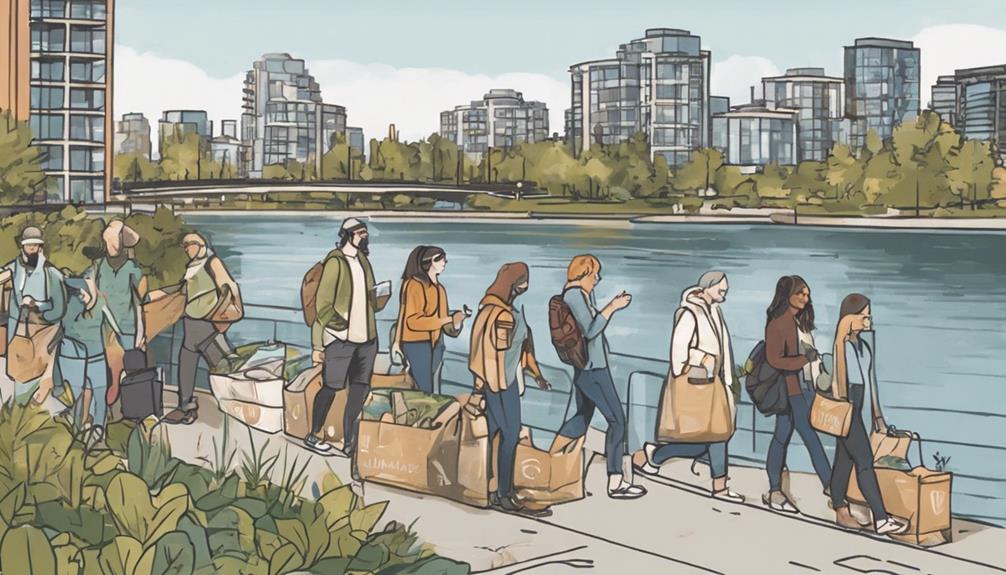 zero waste initiative in false creek